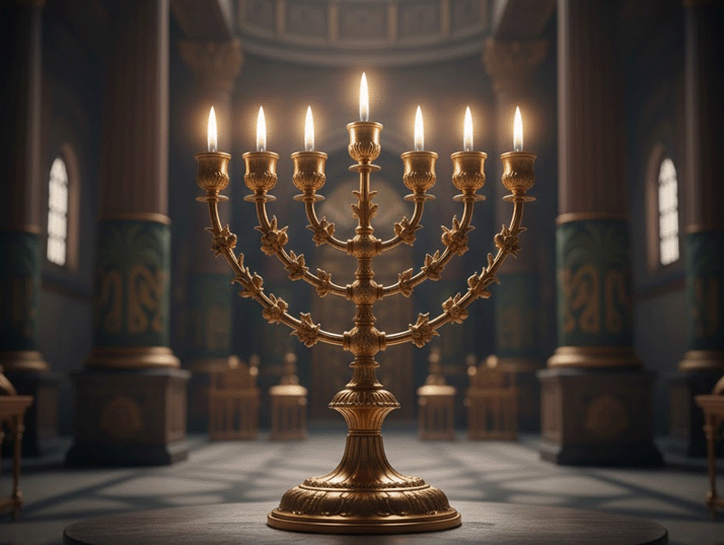 chandelier d'or